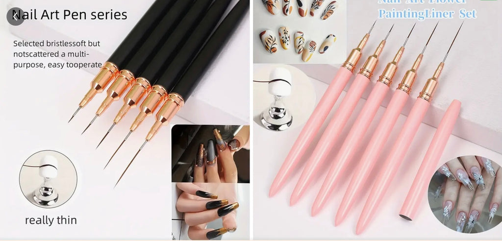 Pincel liner profesional und🖌️💅🏼