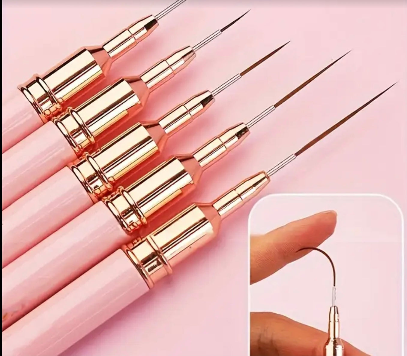 Pincel liner profesional und🖌️💅🏼