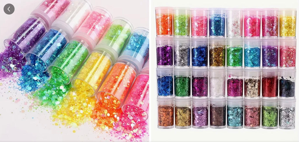 Lentejuelas brillantes para uñas  und🌟
