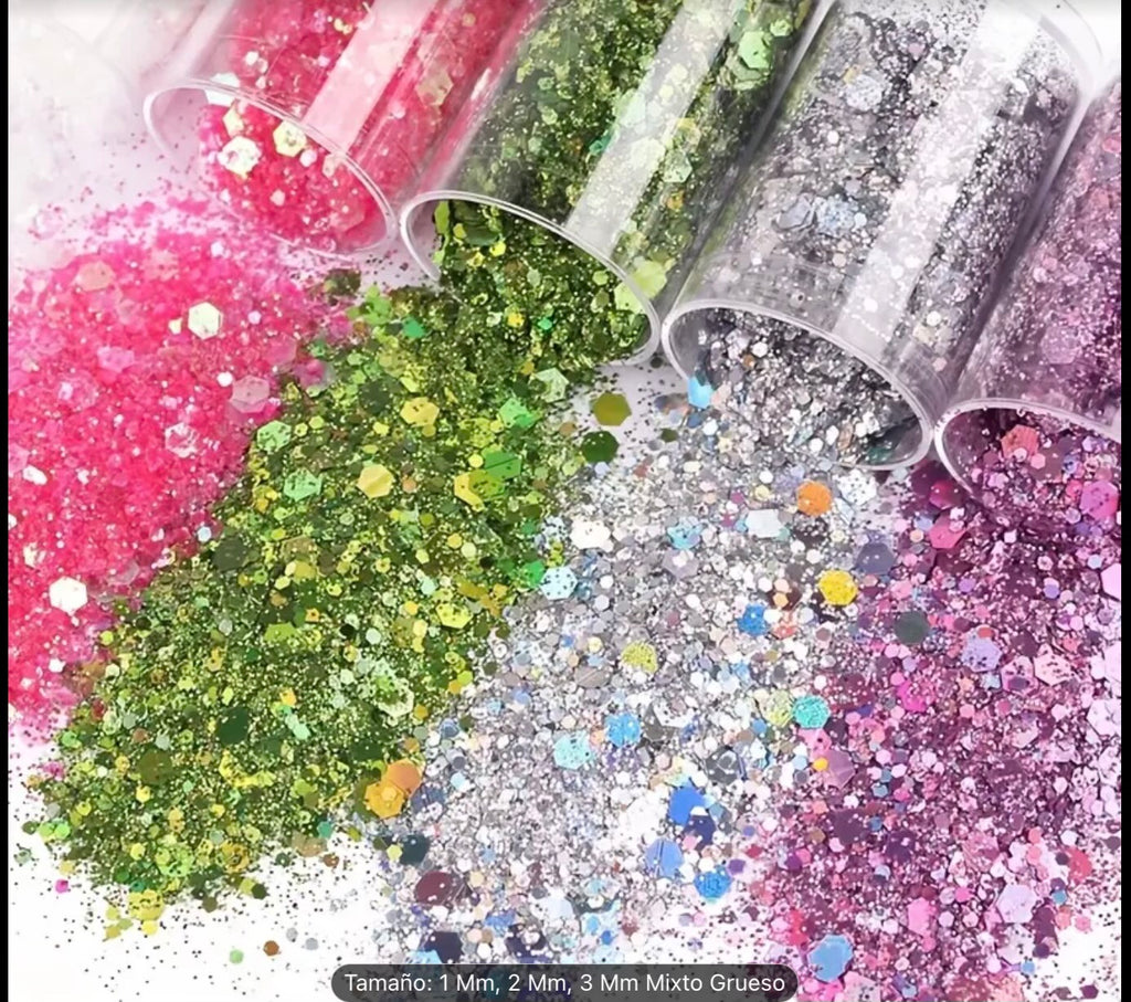 Lentejuelas brillantes para uñas  und🌟